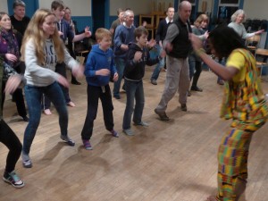 Dance workshop with Adie Baako, Jan 2015